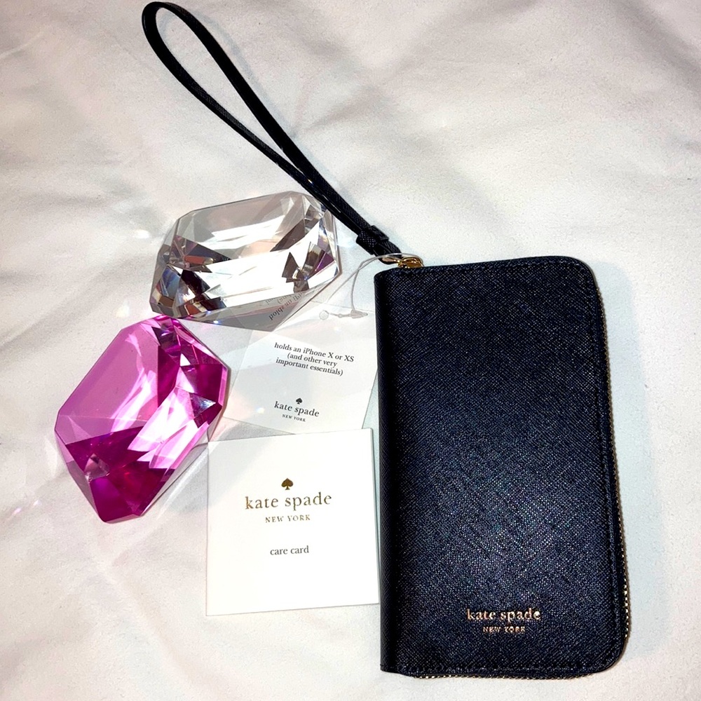 Kate Spade ♠️ Magnetic Wallet/iPhone Case 💕📱